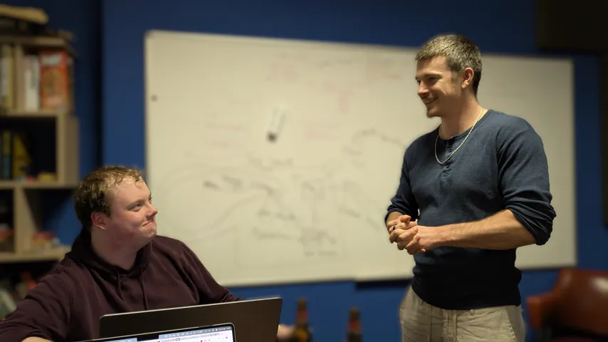 Dan at a workshop